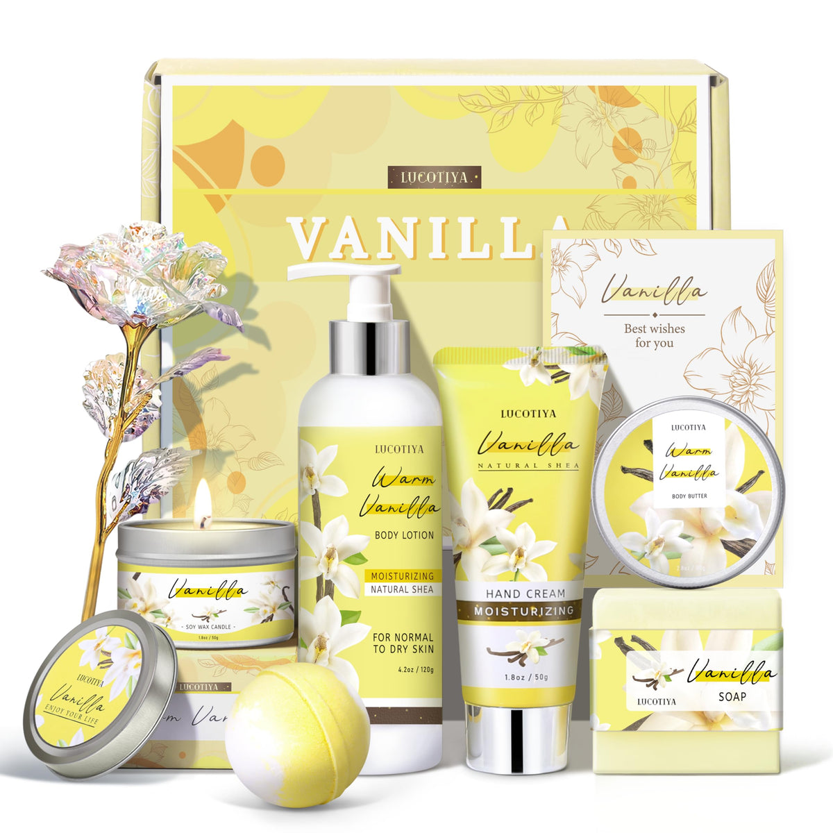 LUCOTIYA Vanilla Hand Cream hydrates and softens hands for daily nourishment.