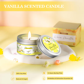 LUCOTIYA Vanilla Soap Bar cleanses gently while nourishing skin.