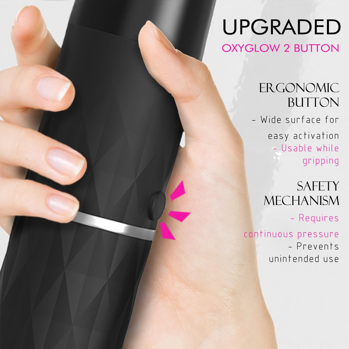 LUCSUER OxyGlow2 compact professional wand for easy routines