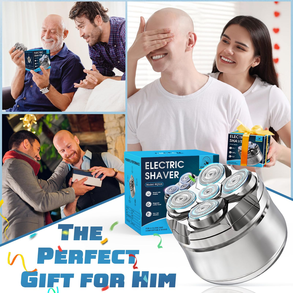 Luctry shaving kit enables easy cleaning and versatile grooming