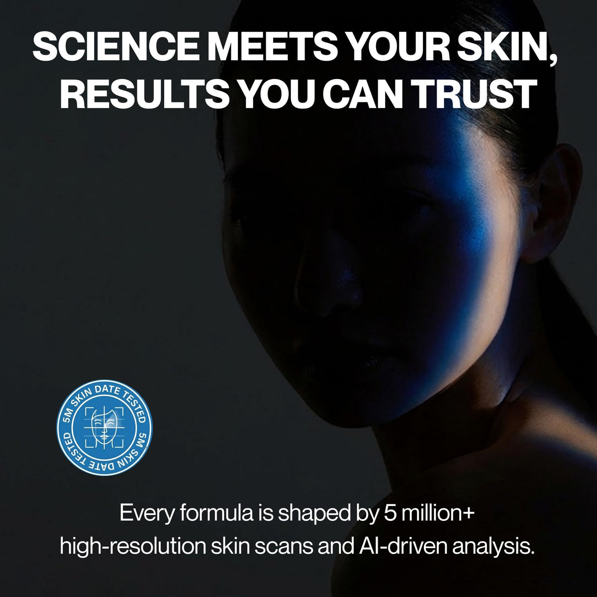 Ludient Radiance Glass Serum applied to the face as part of a morning routine.