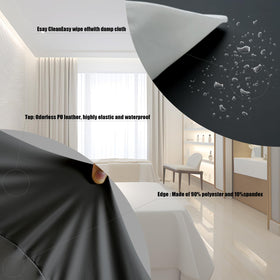 Lufyzora Lash Bed Cover wipe-clean finish simplifies quick cleanup between clients.