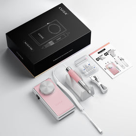 L'UGX pink nail drill color adds stylish appeal to your setup.