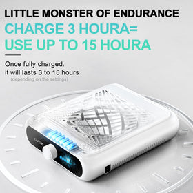 L'UGX battery compartment close-up confirms long-lasting cordless operation