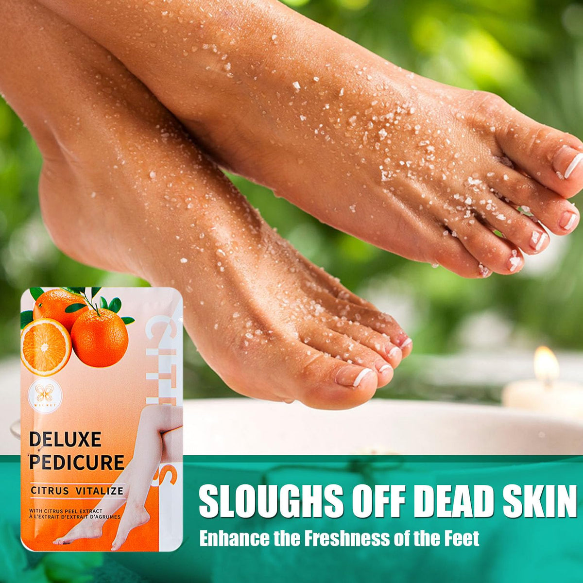 LUIFAC jasmine scent foot soak gentle floral spa moment for feet