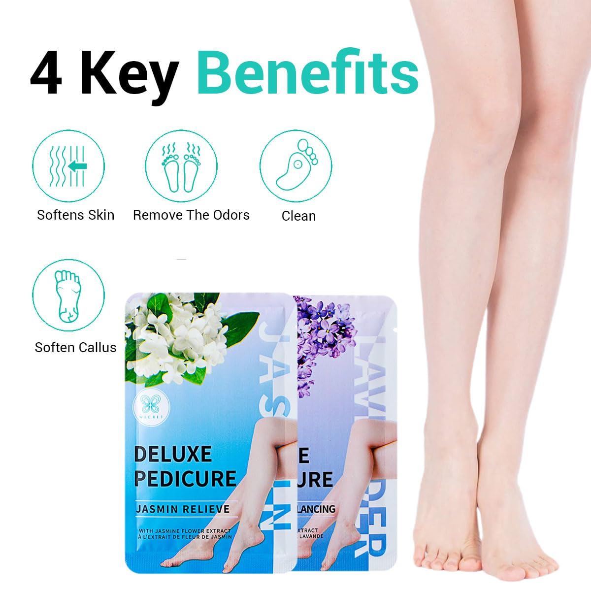 LUIFAC lemon scent foot soak leaving feet refreshed