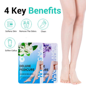 LUIFAC lemon scent foot soak leaving feet refreshed