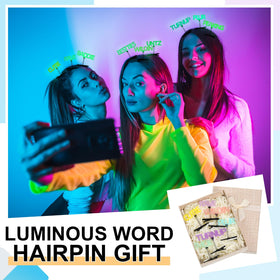 Luinabio word clip with durable acrylic alloy, easy to clean.