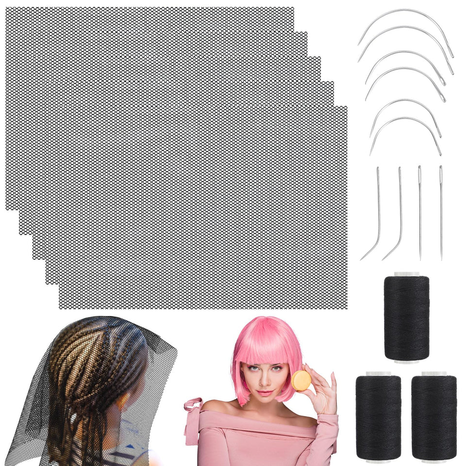 Luinabio hair net weaving mesh 26x18 inches for wig sewing and extensions