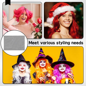 Luinabio J-shaped needles for versatile weaving in wigs