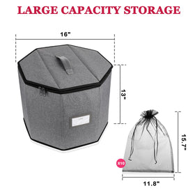Lukeline wig storage box in a dorm or studio demonstrates versatile storage