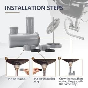 LukLoy backwash sink accessory compatible with shampoo bowls and hoses.