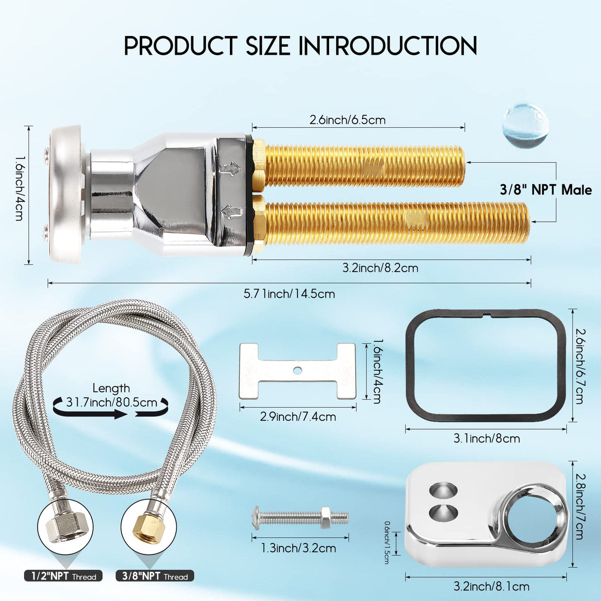 Professional-grade vacuum breaker kit for reliable backflow control.