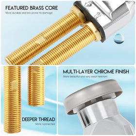 31-inch stainless steel pipe delivers durable, corrosion-resistant connections.
