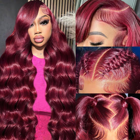 Lukymart burgundy shade suited for birthdays, weddings, or daily wear.