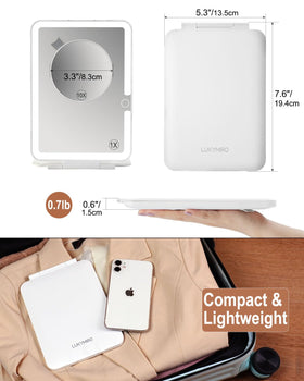 LUKYMIRO LED lights offer warm, daylight, and cool options for various looks