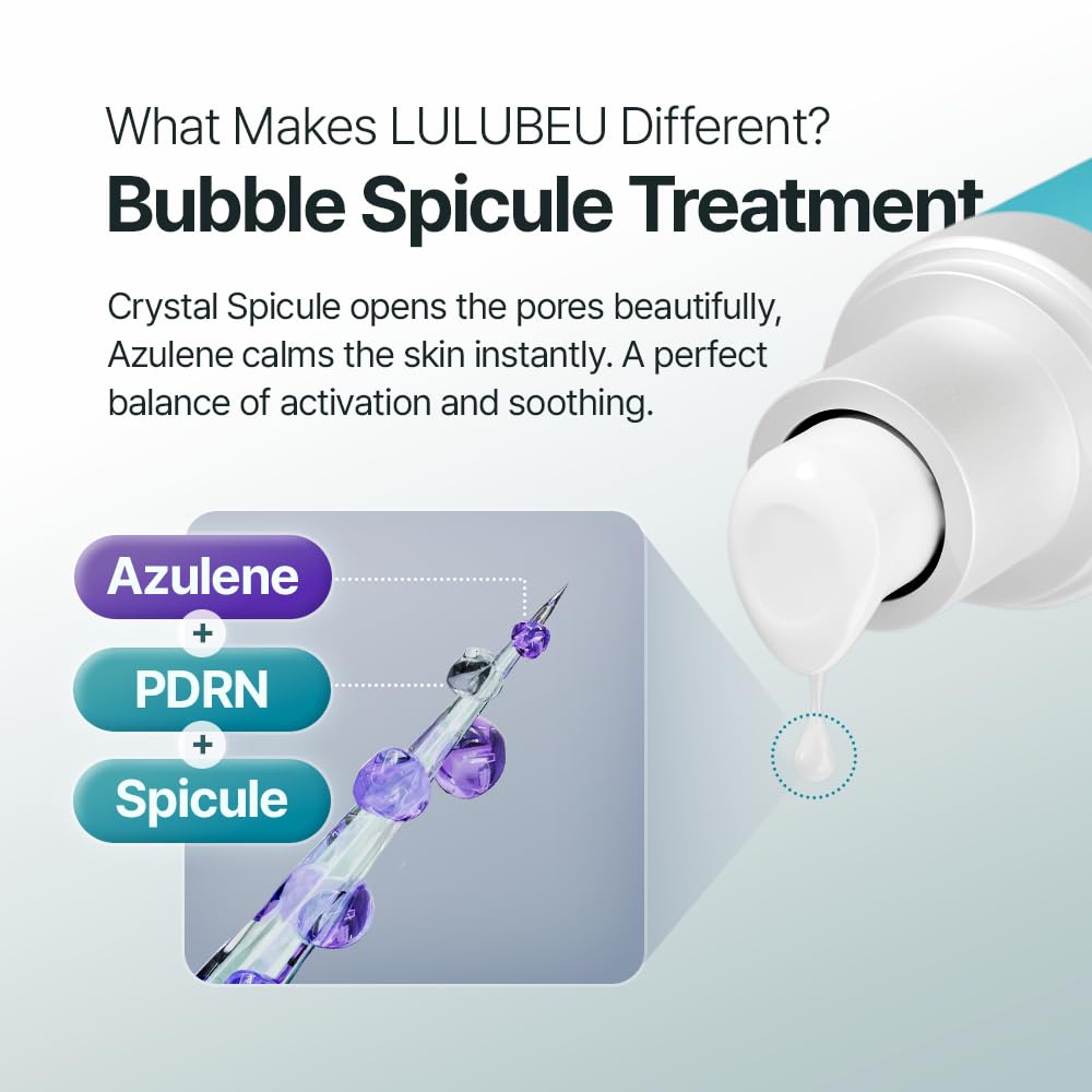 LULUBEU PDRN Azulene soothing for stressed skin relief.