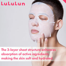 Lululun 32EA organic acacia honey moisture mask for lock-in hydration.