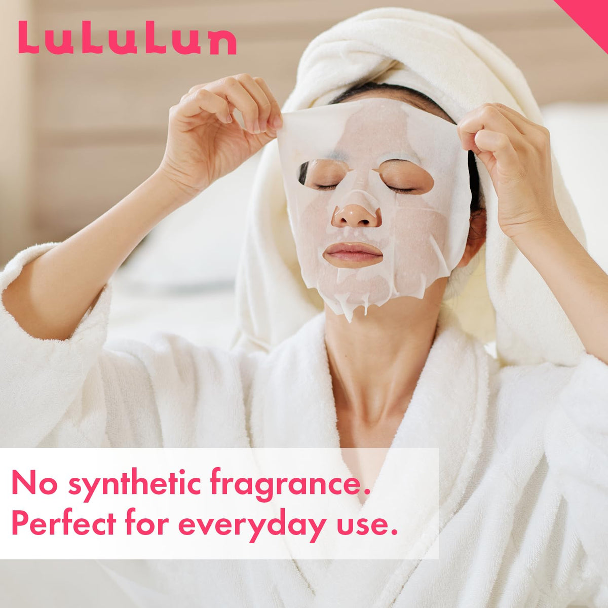 Lululun 32EA rice-derived inositol and oryzanol mask improving texture.