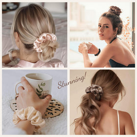 LULUSILK gift-set scrunchies, an ideal present for holidays or birthdays.