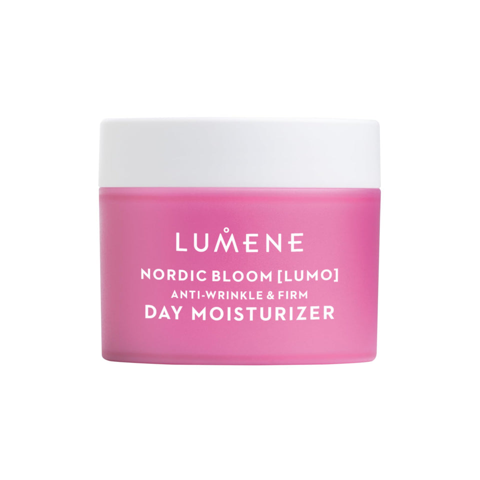Lumene Nordic Bloom Lumo cream jar closeup showing rich hydration