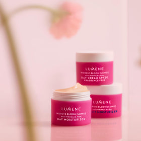 Lumene Nordic Bloom Lumo pre-retinol complex detail for toned look
