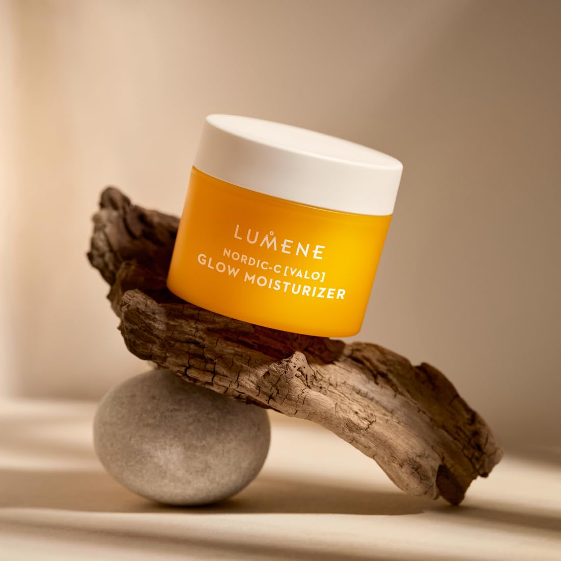 Lumene Nordic-C Valo with Arctic cloudberry extract for antioxidant glow.