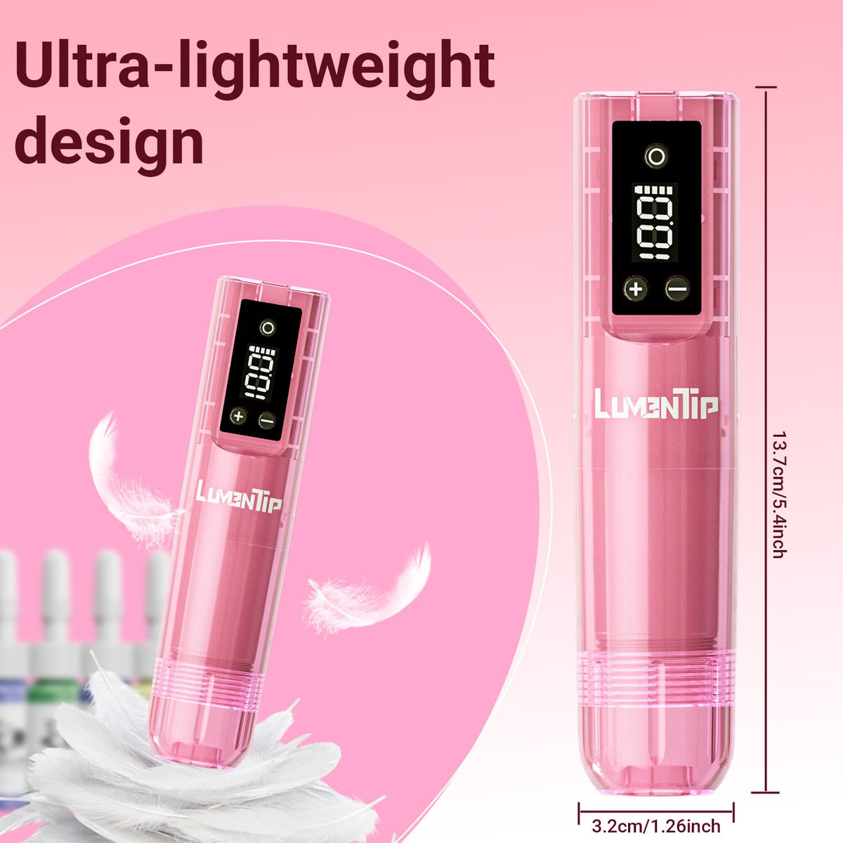 LumenTip 20 sterile cartridge needles for precise lining and shading