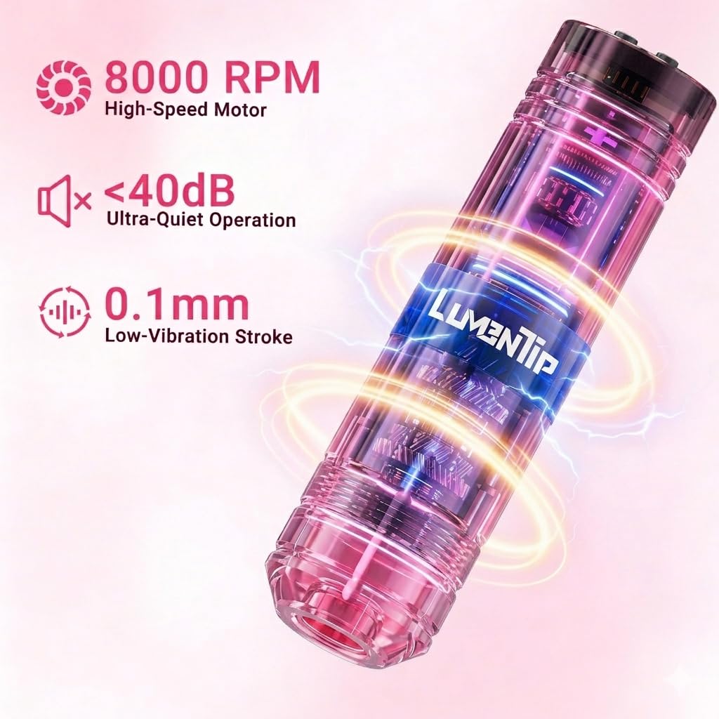 LumenTip sterile needle set for precise ink flow