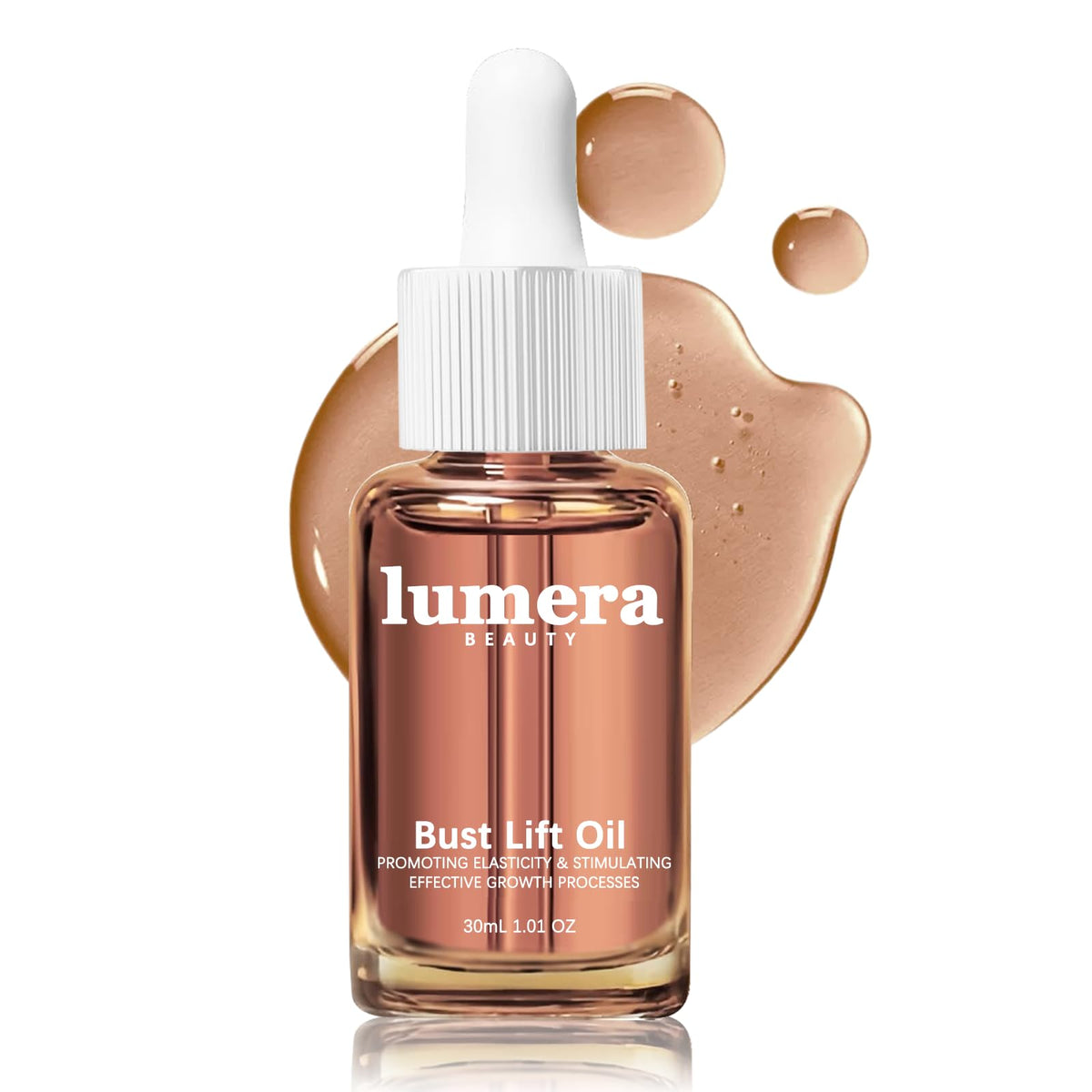 Lumera Bust Lift Oil bottle for gentle daily lift and hydration.