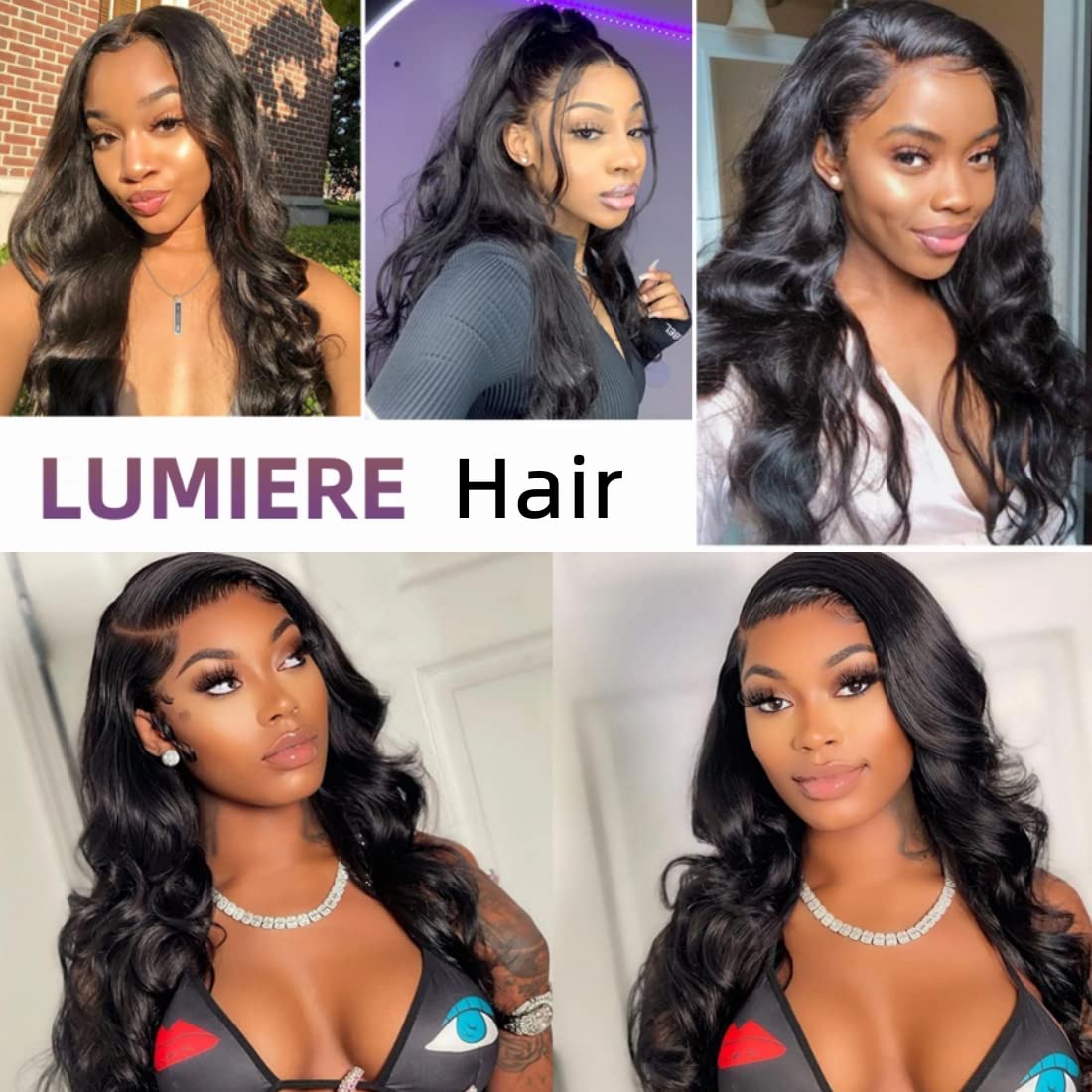 LUMIERE full-head-ready look with clip-ins for instant volume.