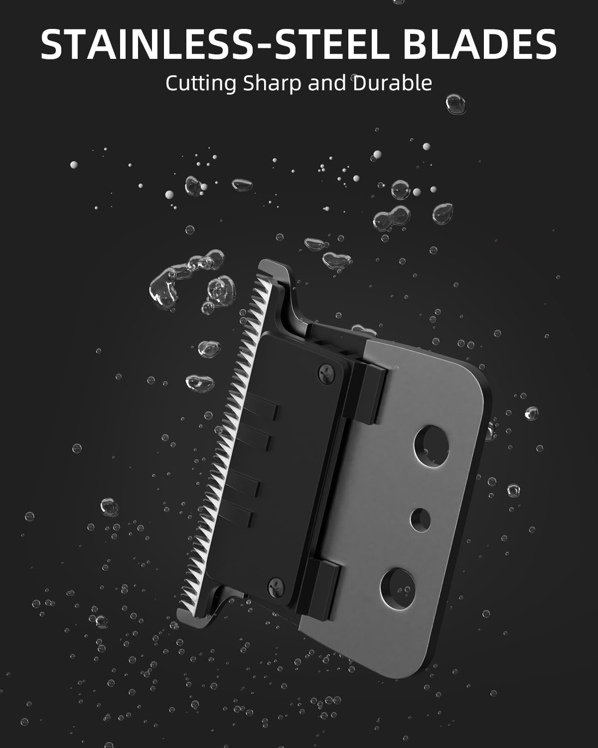 Lumiflexa Pro trimmer attachments 1-2-3mm for versatile styling.