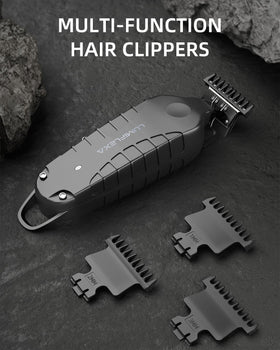 Lumiflexa Pro trimmer travel case ready for on-the-go grooming.
