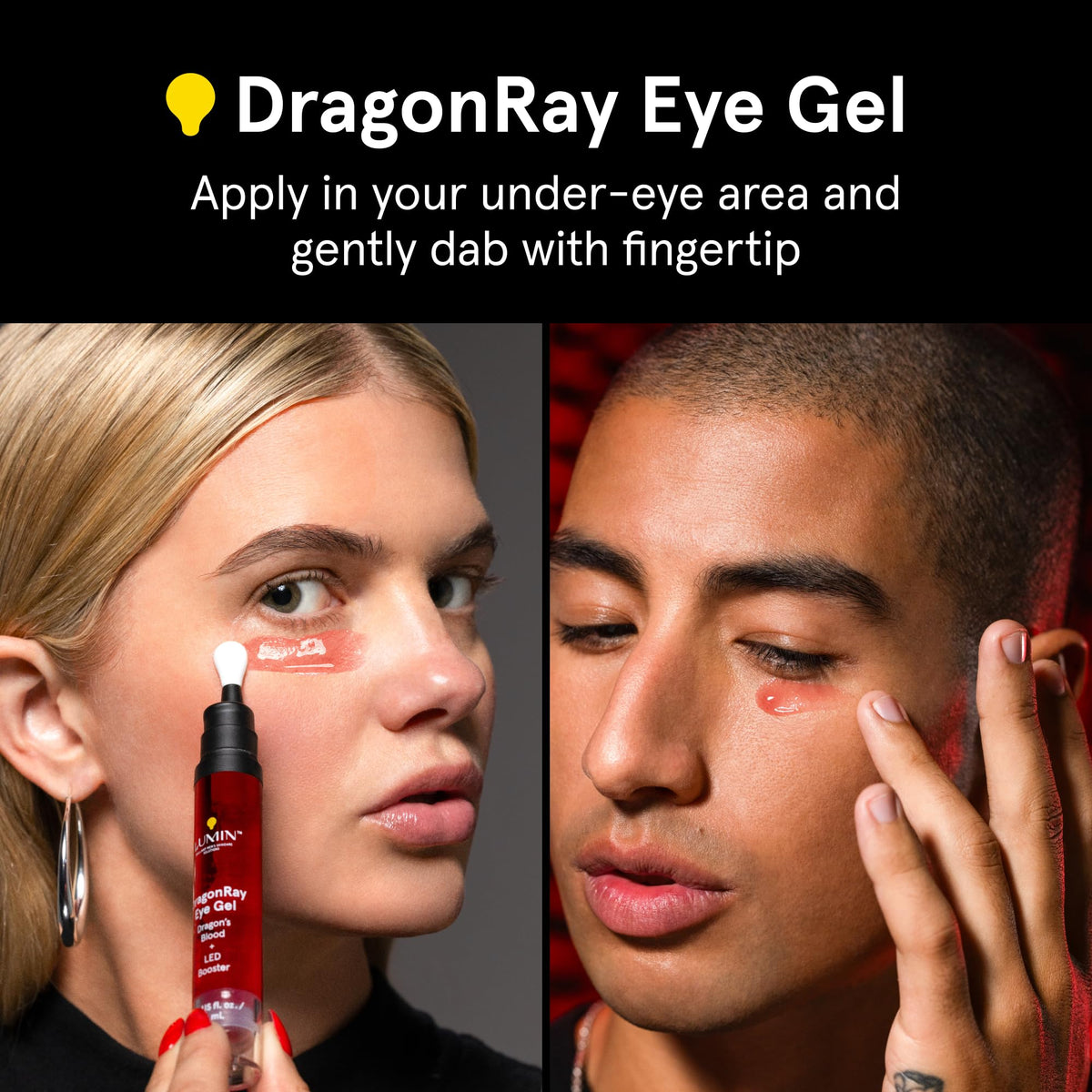Lumin DragonRay ingredients copper peptides close-up highlighting advanced support.