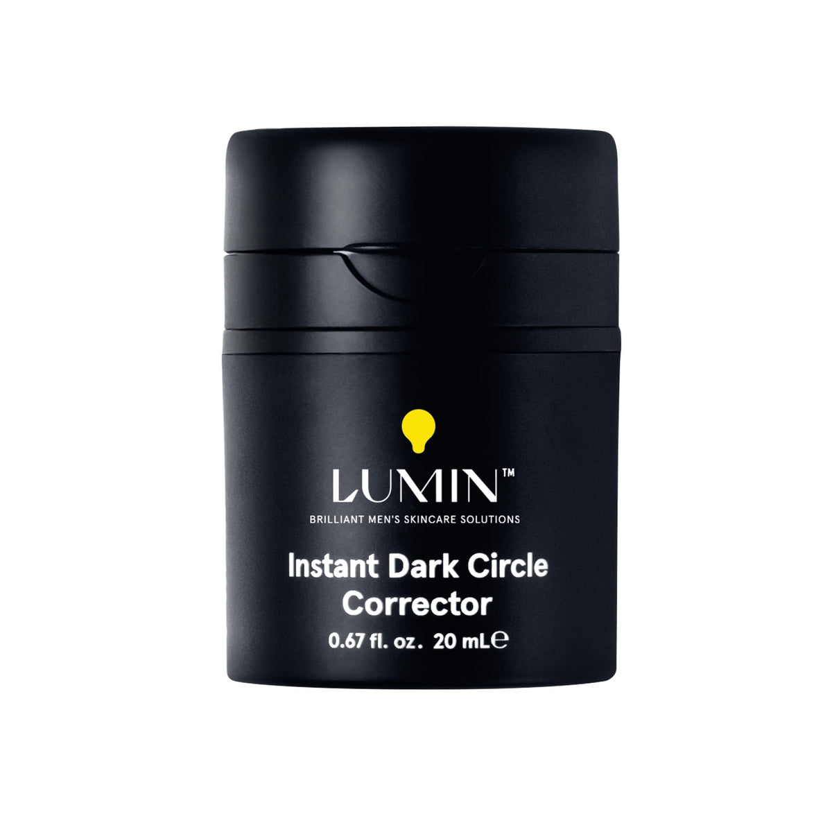 Lumin Instant Dark Circle Corrector bottle close-up for brighter-looking eyes
