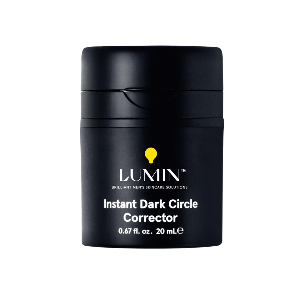 Lumin Instant Dark Circle Corrector bottle close-up for brighter-looking eyes