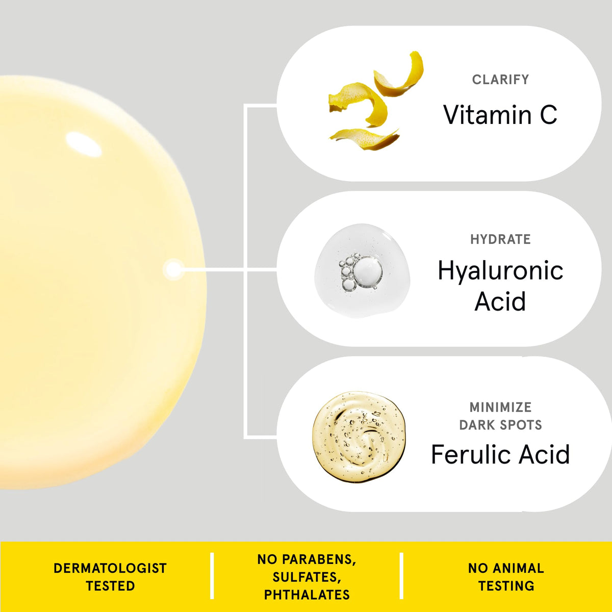 Lumin Wrinkle Defense Serum shown with moisturizer for seamless layering
