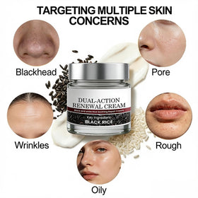 Luminaro KeraErase dual-action cream jar swatch with creamy texture for smoothing