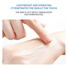 LuminaSkin Hydrating B5 Gel compact packaging emphasizes travel-friendly 30 ml bottle