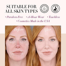 Luminess Air Icon foundation bottle: medium shade ready for airbrush finish.