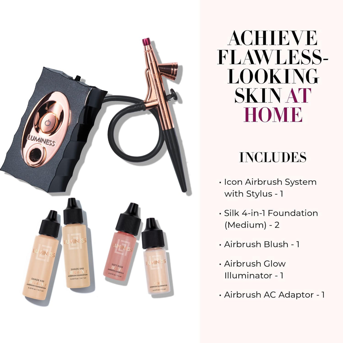 Luminess Air Icon stylus: precise, touchless makeup application.