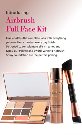 LUMINESS Face Time Airbrush Foundation in shade 03 Light Medium for a silky finish