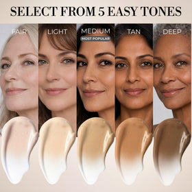 LUMINESS Liquid Mirage buffing brush enables seamless, airbrushed blending.
