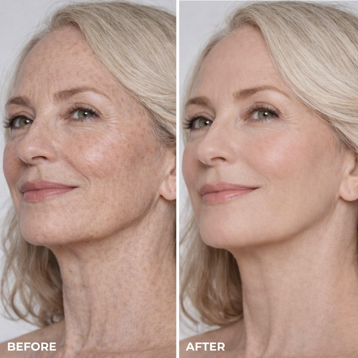 LUMINESS Liquid Mirage SPF 50 primer provides a smooth base and protection.