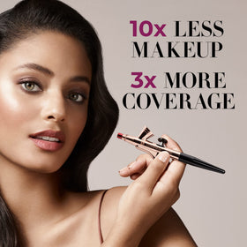 Luminess Silk 4-in-1 foundation bottle with hydrating, long-wear formula.