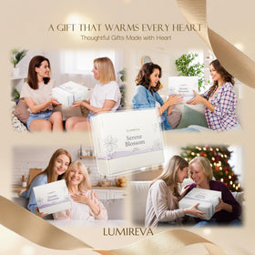Lumireva care gift basket soft lighting – inviting ambience for self-care moments