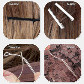 Lumitressa colorful rubber bands for secure extensions