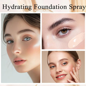 Lumiyou Airbrush Foundation Spray moisturizing formula keeps skin hydrated.