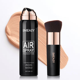 Lumiyou Airbrush Foundation Spray NUDE bottle delivers even coverage.