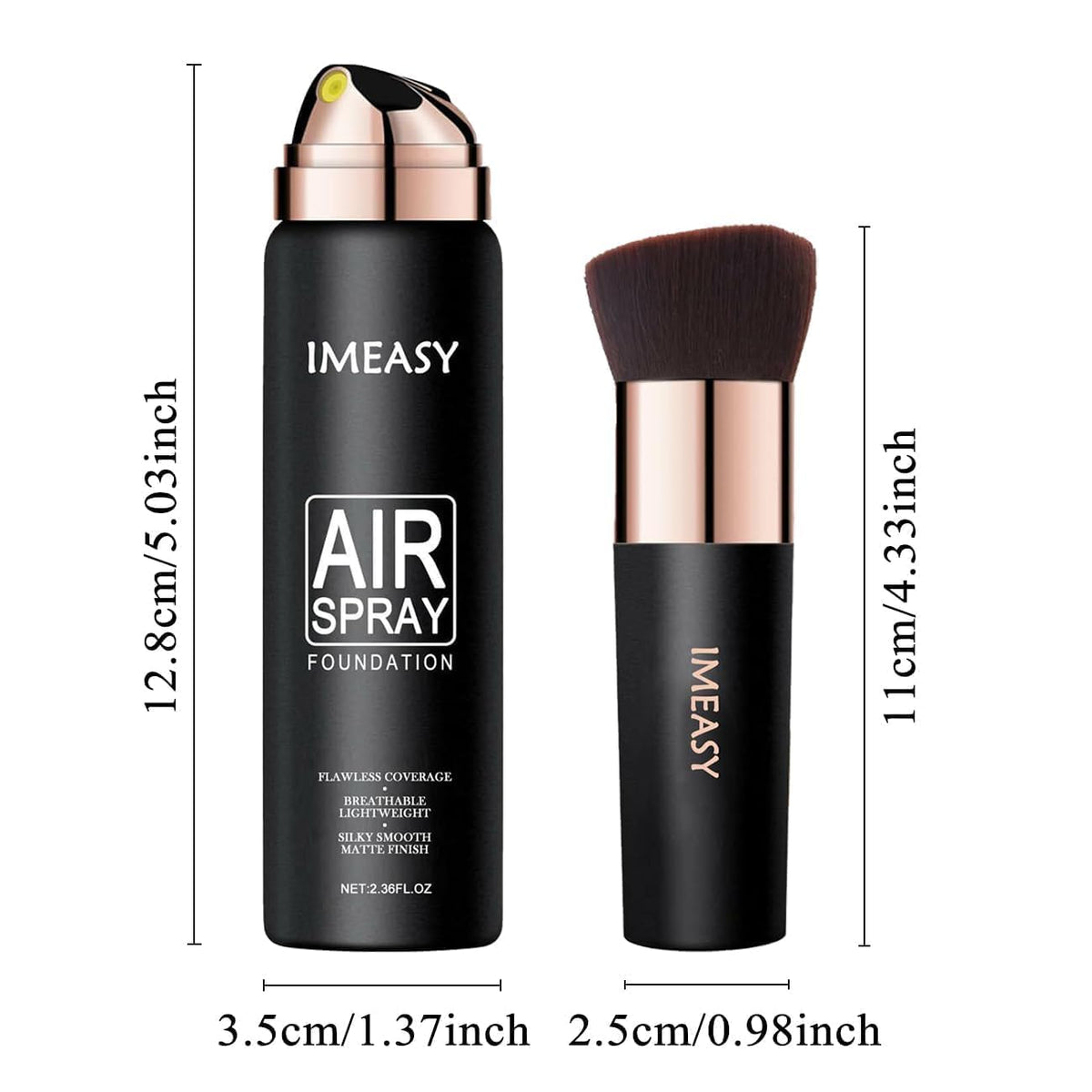 Lumiyou Airbrush Mist Dispense demonstrates ultra-fine spray for even coverage.